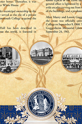 Monmouth University history panel details